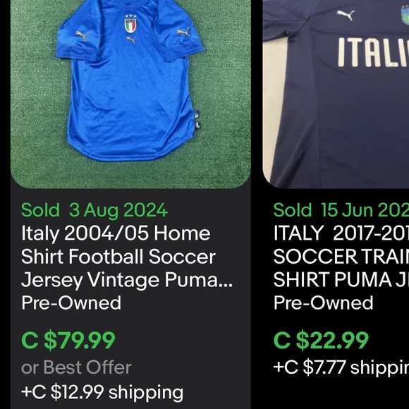 Italy National Puma Soccer Jersey / Large / 2000s - Picture 10 of 10